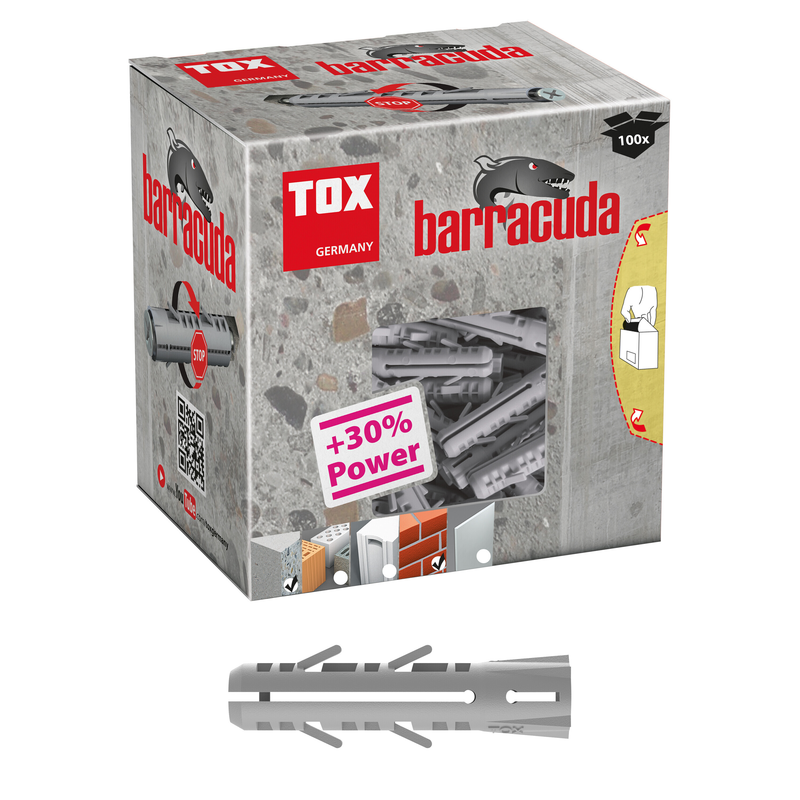 Cheville à expansion barracuda 5/25 (100 pc)