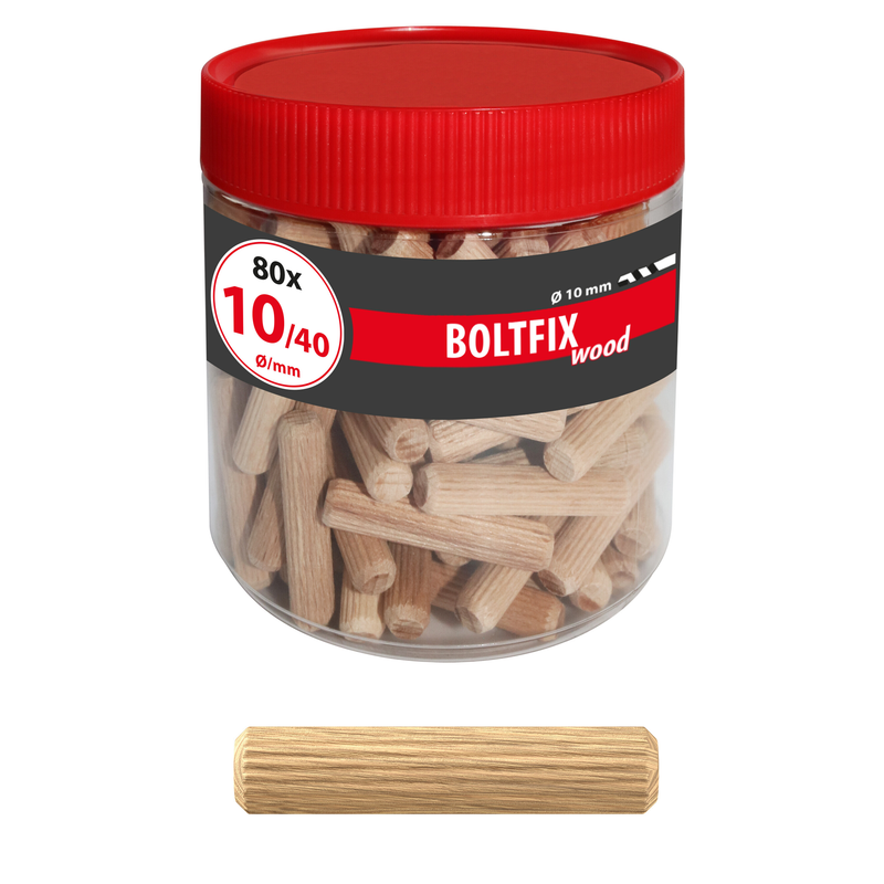 TOX Boltfix wood 8/40 (100 pc) – chevilles en bois