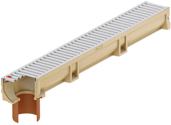 Euroline 100 galva gris nature 100 cm +sortie