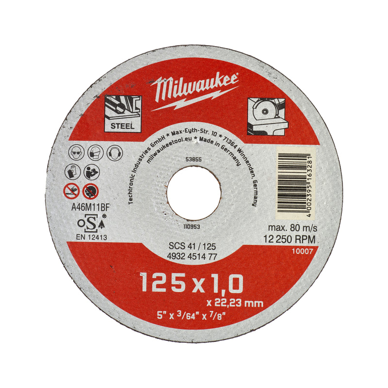Disques à tronçonner pour métaux CONTRACTOR - Minces