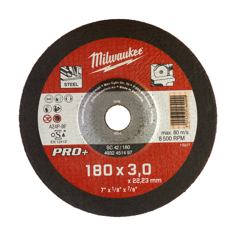 Disques à tronçonner pour métaux Pro+ - Plats