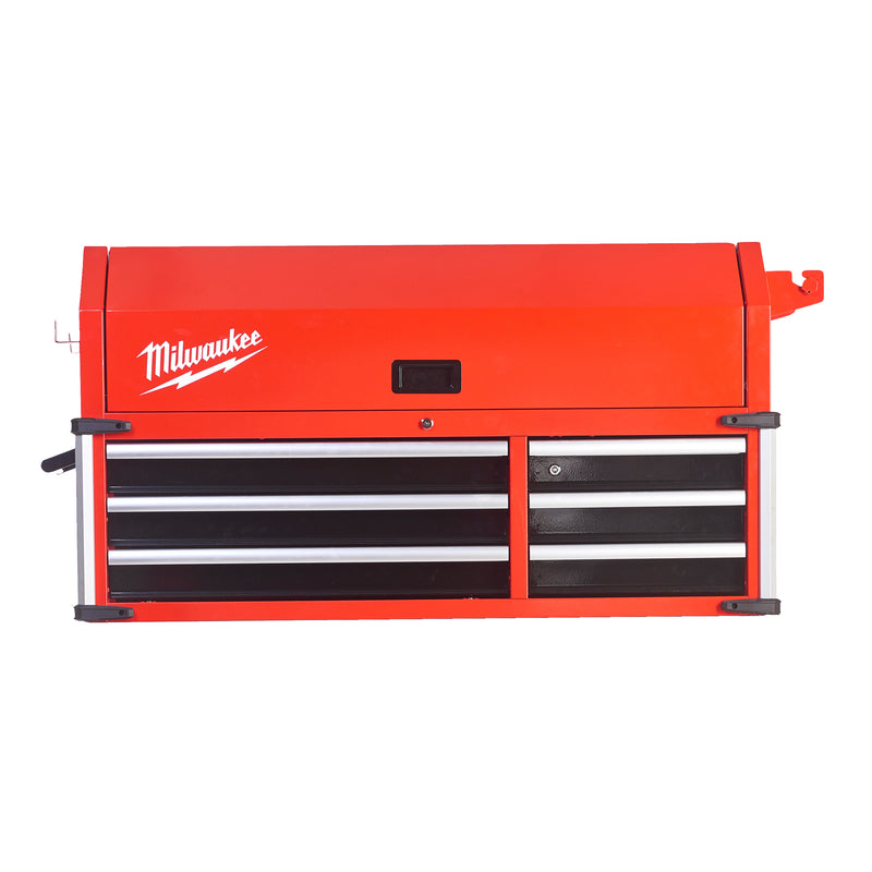 Coffre de rangement supérieur en acier à 6 tiroirs de grande capacité 46″ / 117 cm