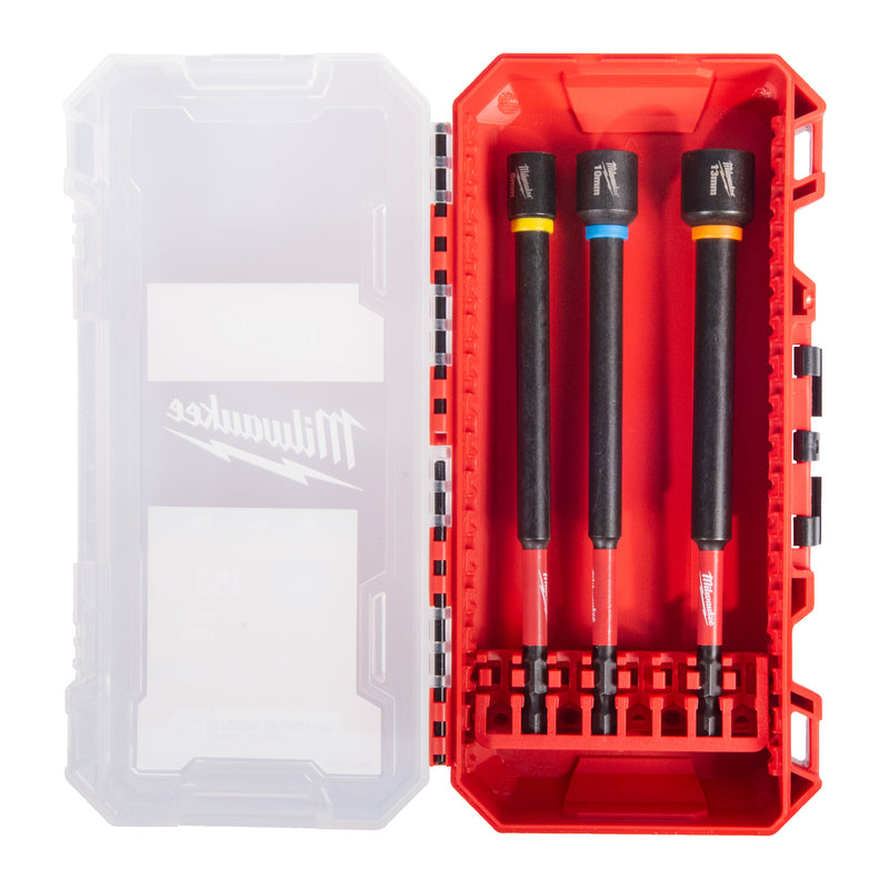 Set douilles magnétiques longues SHOCKWAVE™ IMPACT DUTY (3 pcs)