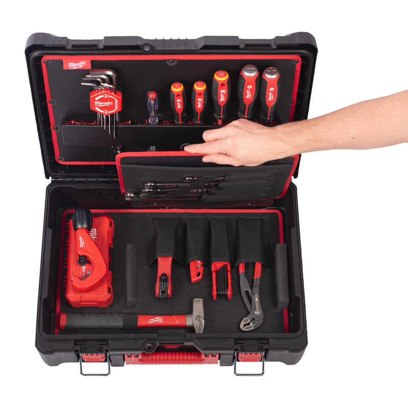 CAISSE OUTILS PACKOUT POUR PLOMBIER 74pcs