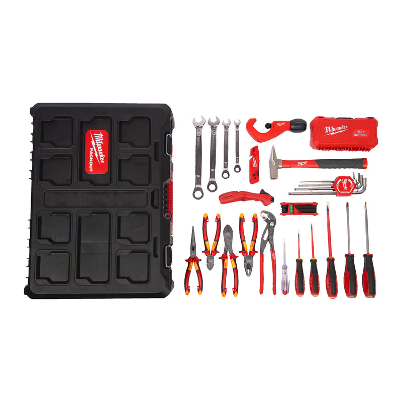 CAISSE OUTILS PACKOUT POUR PLOMBIER 74pcs