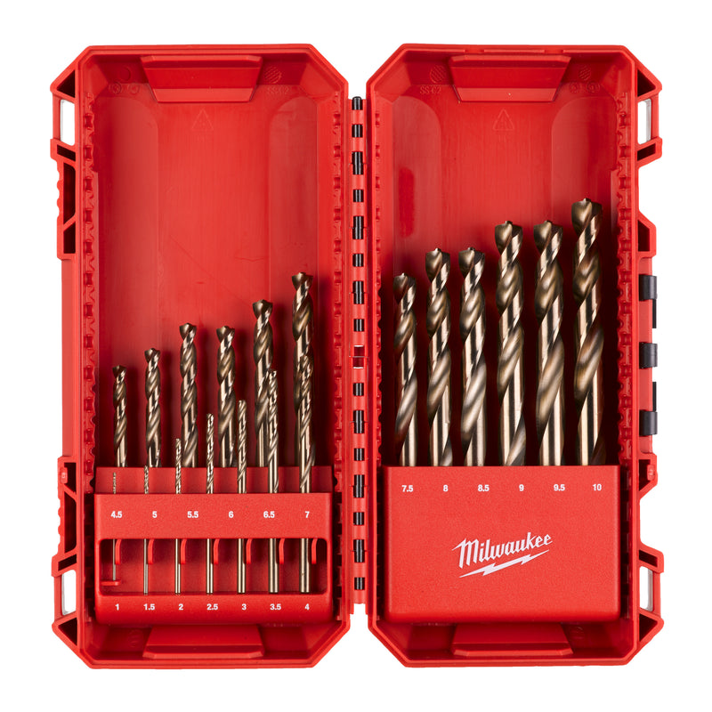 Coffret forets à métaux recticfiés HSS-Cobalt - DIN 338