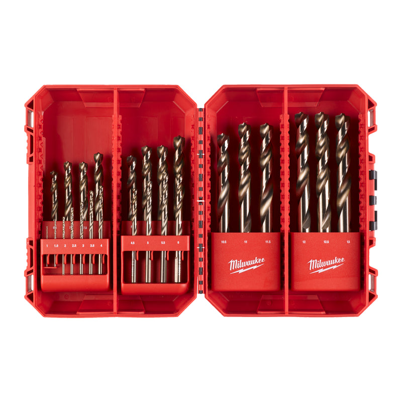 Coffret forets à métaux recticfiés HSS-Cobalt - DIN 338