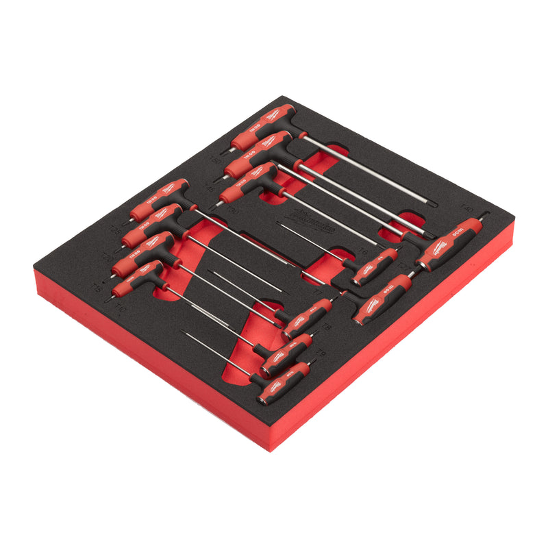 13 pc Torx T-Key Set Foam Insert