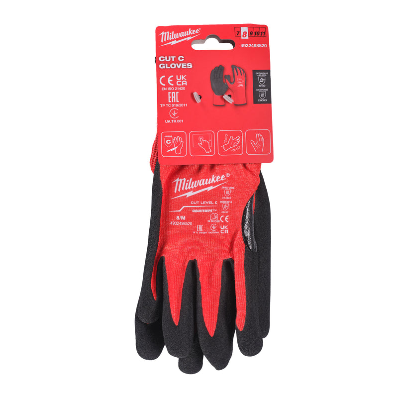 Gants de travail de classe de coupe 3/C - 7 / S - 12pc