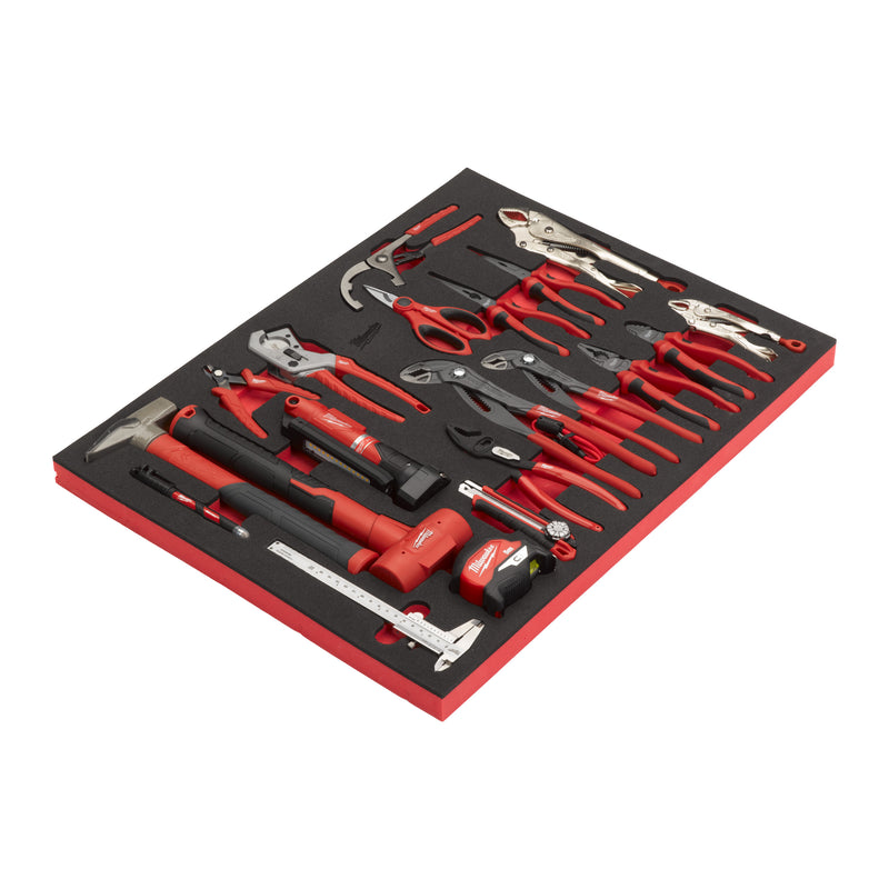 Module mousse pour set de pinces et marteaux (20 mesures)