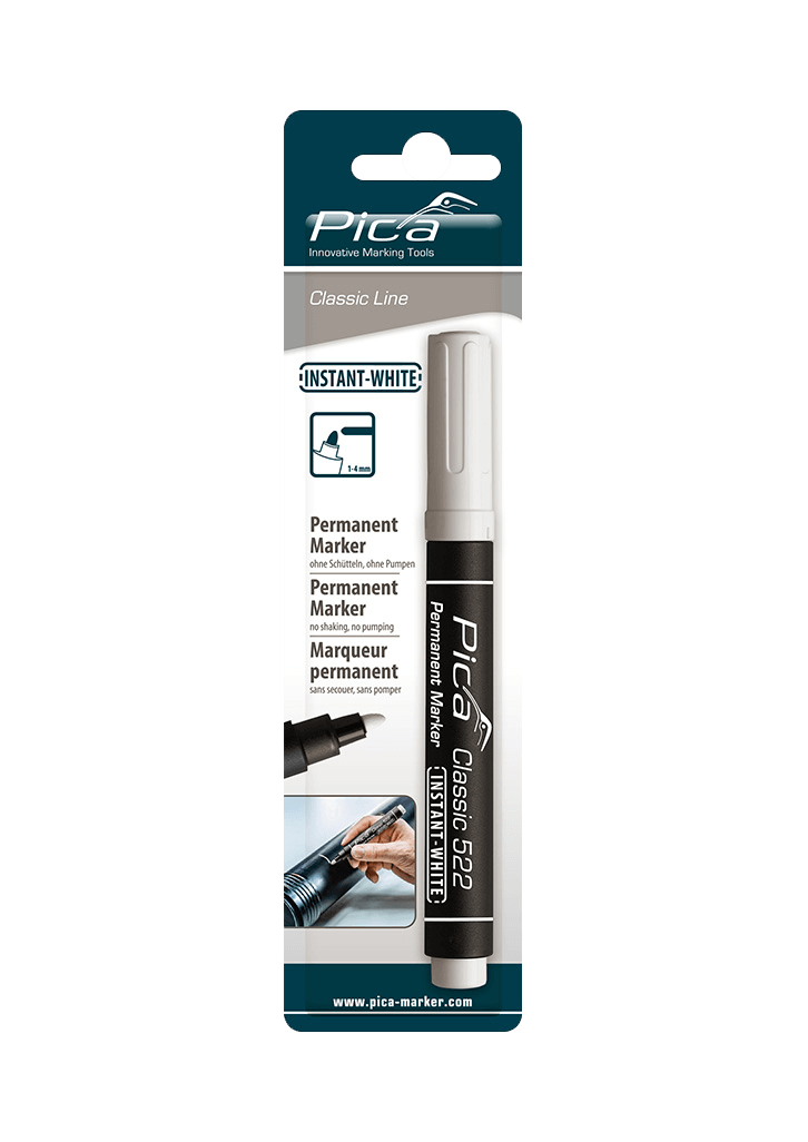 Marqueur permanent instant blanc 1-4MM