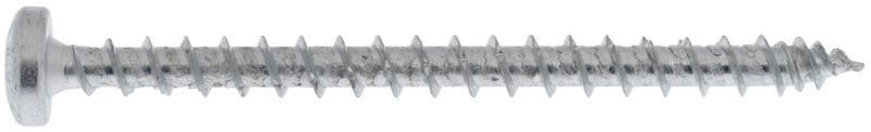Vis hox la vis des pros, tête cylindrique bombée 4 x 20 avec embout, filetage Total, acier zingué (200 pc)