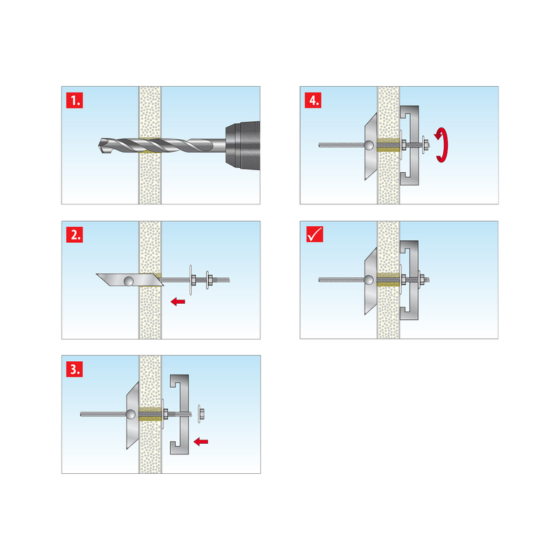 TOX Spagat Pro M8 (20 pc) – tampon à ressort