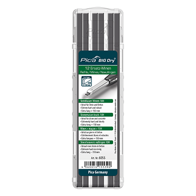 Pica big-dry set de mines maçon 10H (12 pc)