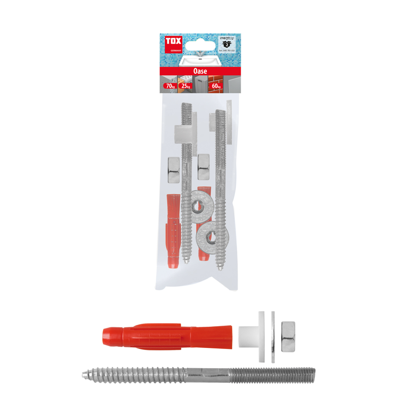 TOX Oase (2 pc) – fixation pour lavabo