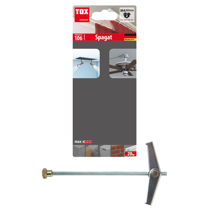 TOX Spagat M4 (2 pc) – tampon à ressort
