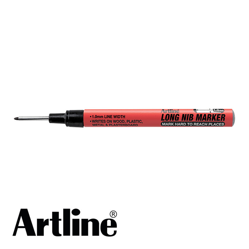 Marqueur Long Nib / noir / pointe 1mm