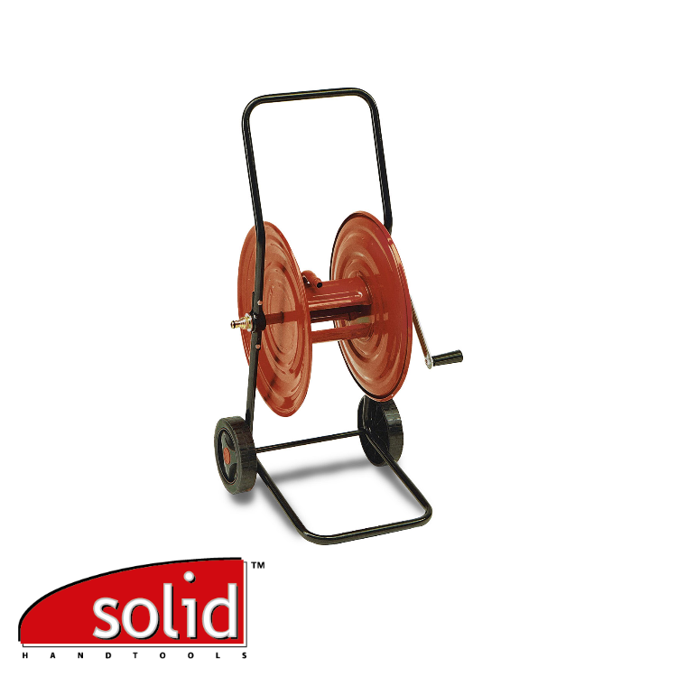 ROLL UP Metal, 1/2", Chariot dévidoir pour 70m de tuyau, roues en PVC