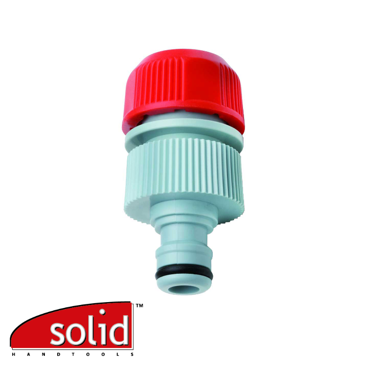Raccord avec embout pour tuyaux 13mm (1/2") / 15mm (5/8") - ABS - sur carte