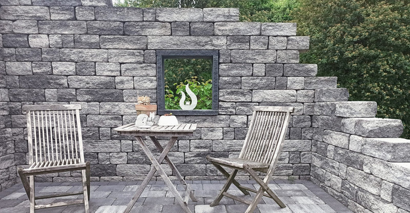 Antik mur rustique couverture supplement 50x25x14 cm anth. blanc nuance