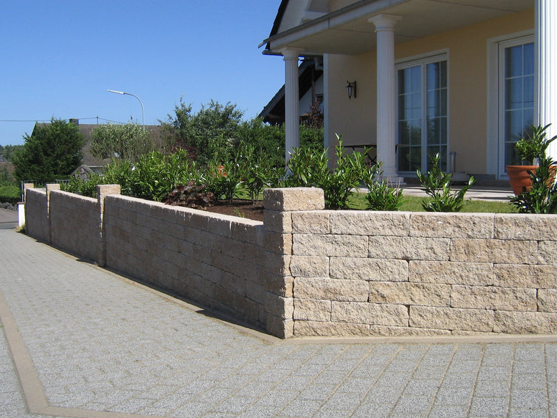 Antik mur classique couverture demi 25x25x14 cm sahara