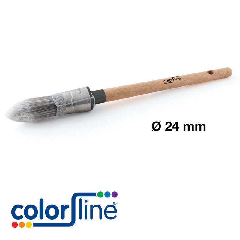 PRE+ Brosse ronde d'alignement, fibre PE grise - N°12 - ALL