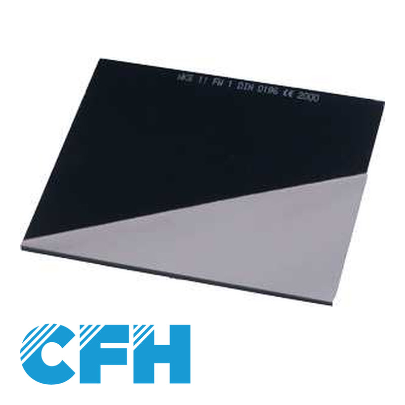 Verre de soudure - verre minerale DIN 9 - 90 x 110 mm - EN166/169 - prix par 2 pcs