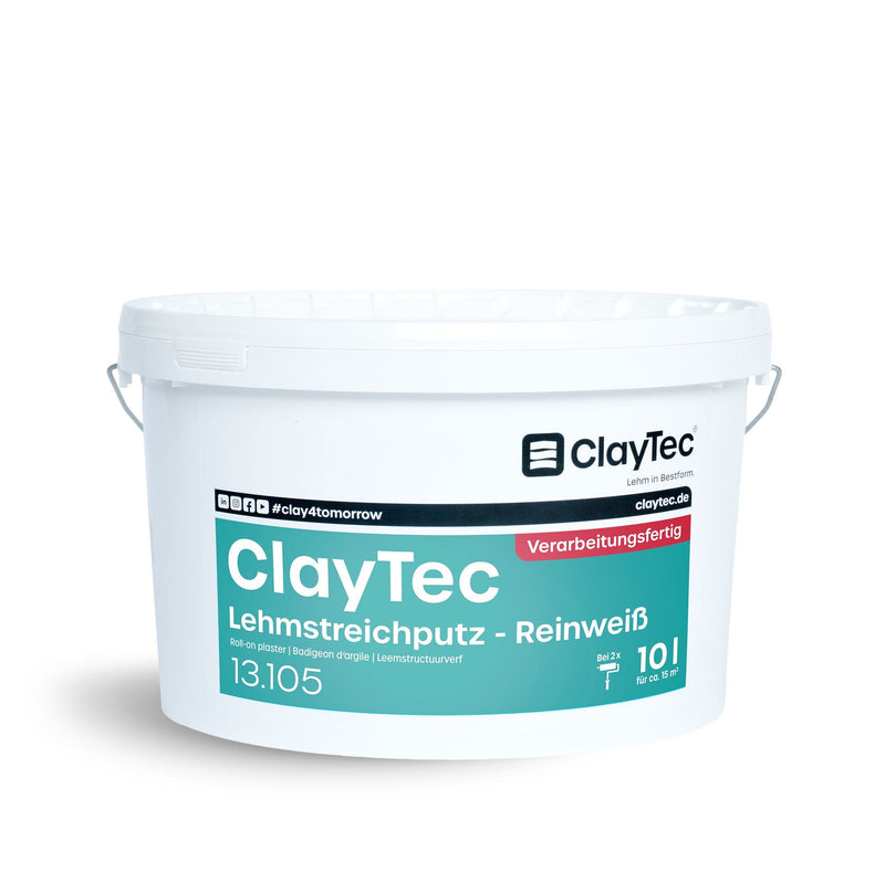 CL13105 Claytec badigeon liquide blanc 10 L grossier