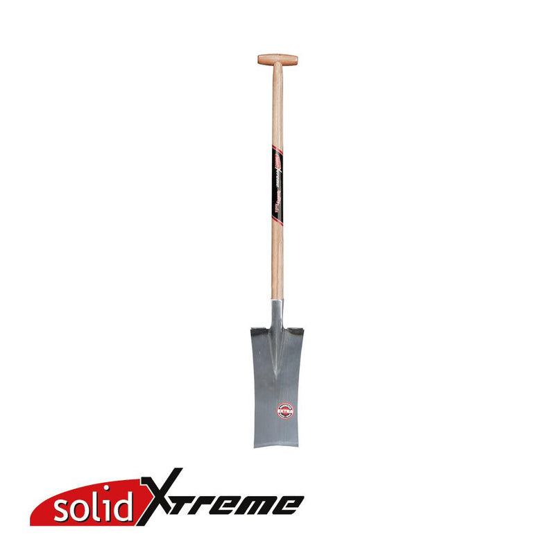 Bêche terrassière, pose pied, 'Xtreme' 38 cm - manche-T 85 cm