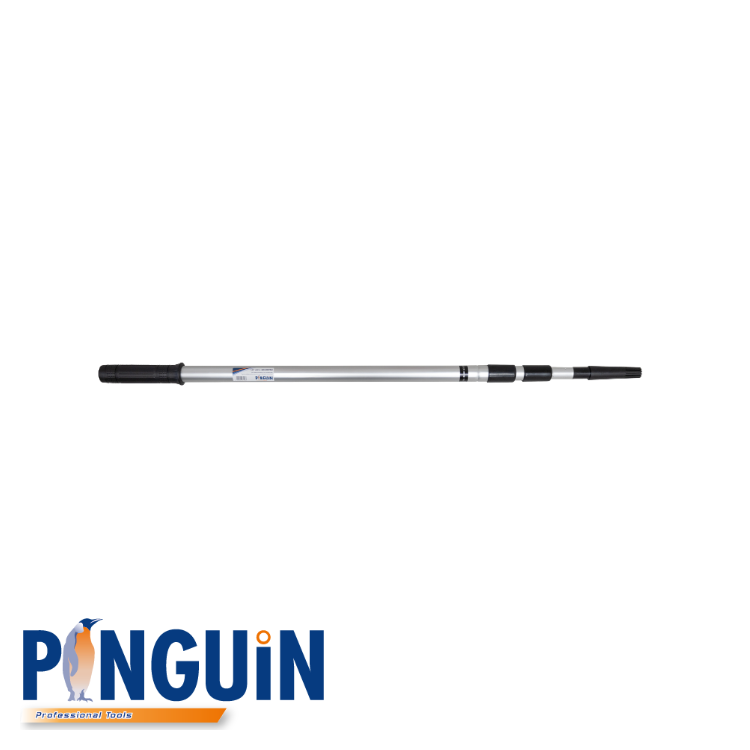 Perche télescopique renforcé en 3 parties avec adaptateur - 100 cm à 230 cm