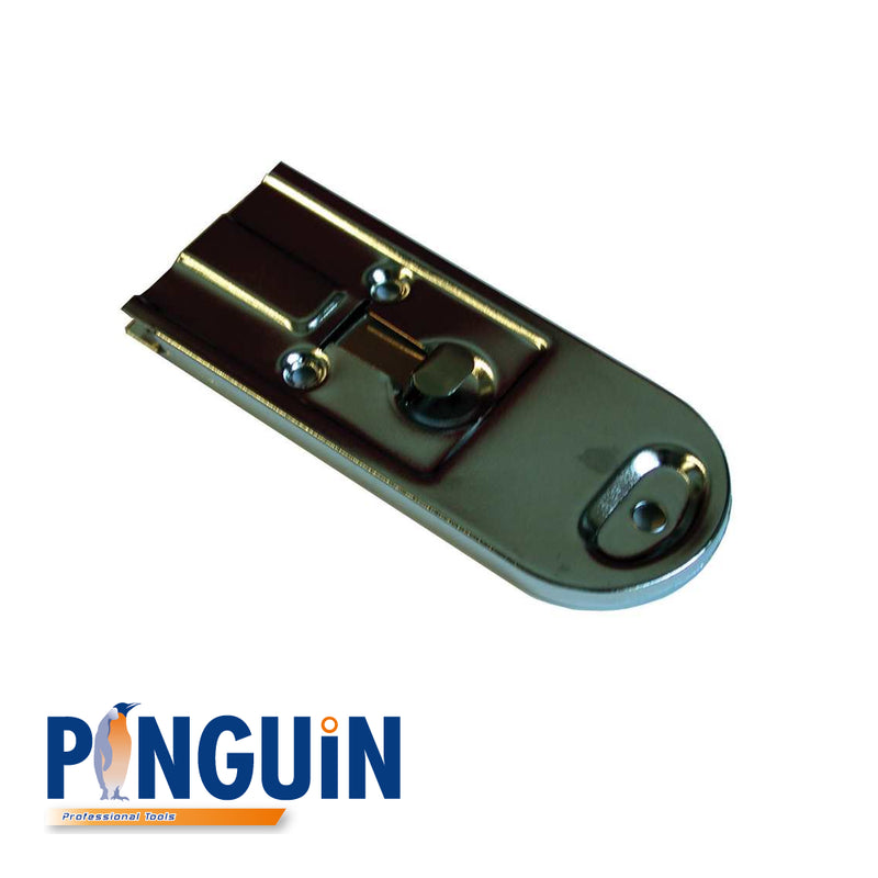 Gratte vitres métallique, lame interchangeable - 100 x 40 mm -
