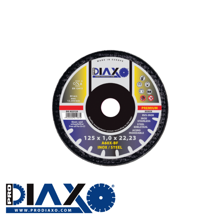 PRODIAXO – Disque abrasif INOX – ACIER – Premium