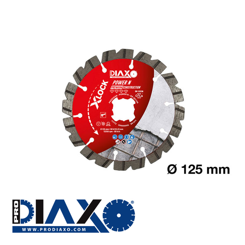 PRODIAXO / X-LOCK / POWER N - 125 x 22,2 mm / PREMIUM Construction
