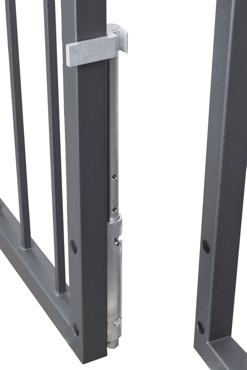 Portail en fer forgé Berlin 2 vantaux – DB 703 gris foncé