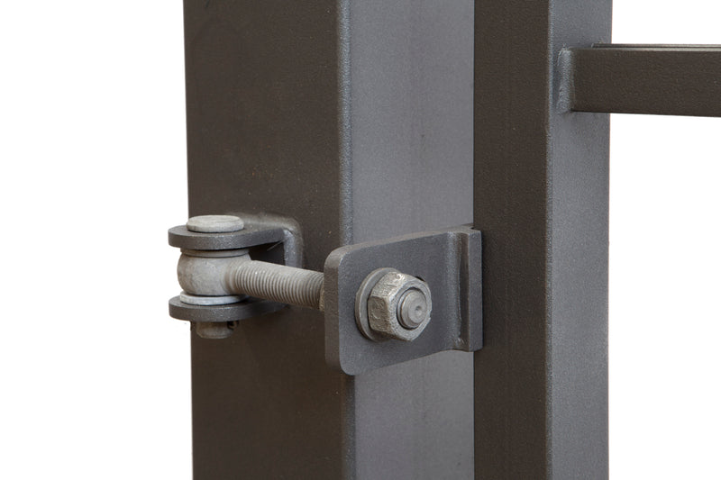 Portail en fer forgé Weimar 2 vantaux – DB 703 gris foncé
