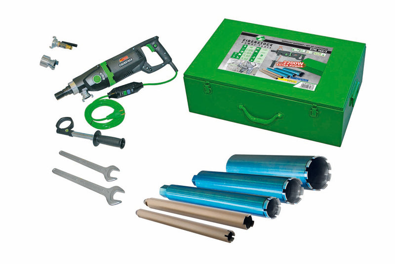 SET Carotteuse - ETN 162/3 + 5 couronnes en coffre