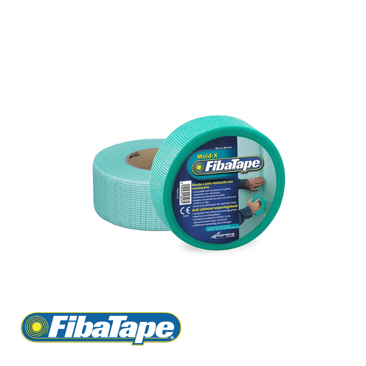 Fiba Tape Vert anti-fongique, 90m x 48mm