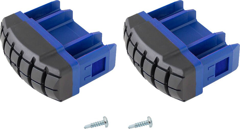 Stabilo embout de pied (paire) 64 bleu pour échelle articulée télescopique avec HV
