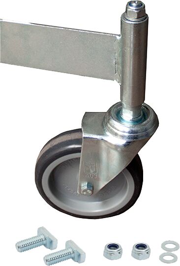 Stabilo roulette sans frein Ø 125 mm, 2+3 marches