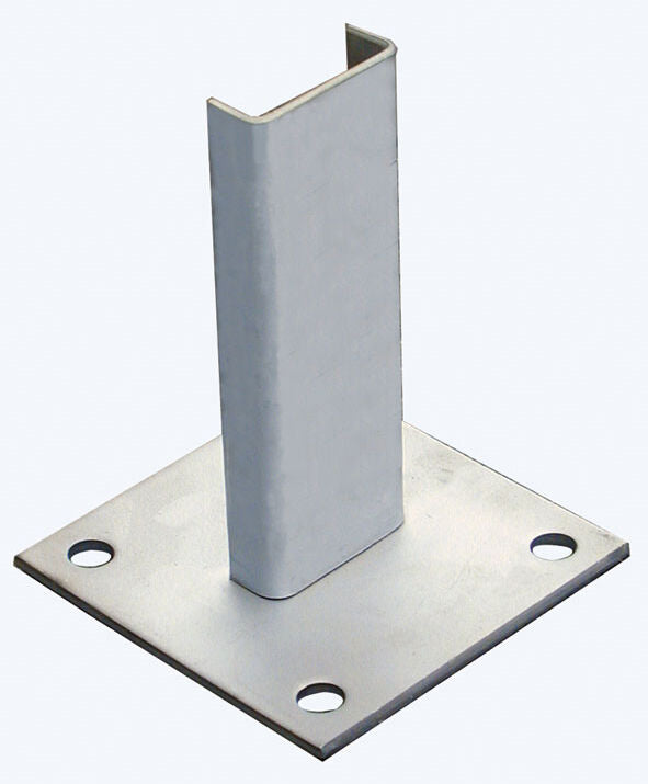 Krause platine de pied acier galvanisé hauteur