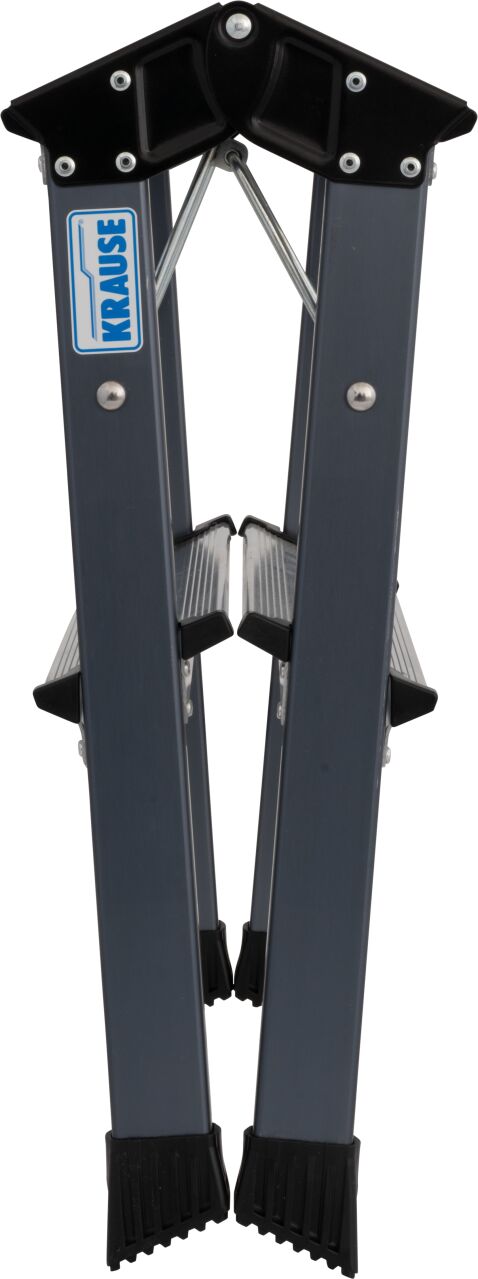 Krause « Treppy » marchepied pliant double face anodisé 2x2 marches