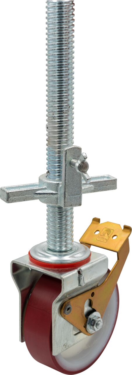 Krause « Protec » roulette Ø 150 mm réglable en hauteur, caoutchouté (pièces)
