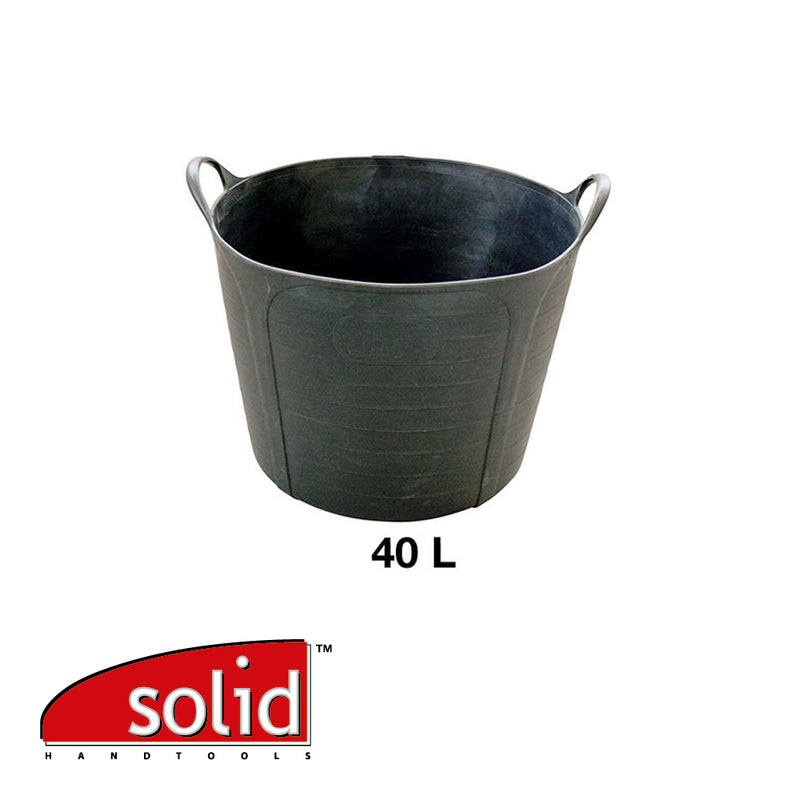 Cuvelle 'MULTI-FLEX' caoutchouc 40 l - noir