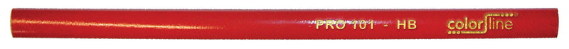 Crayon de menuisier PRO 101 – laqué rouge – par pc