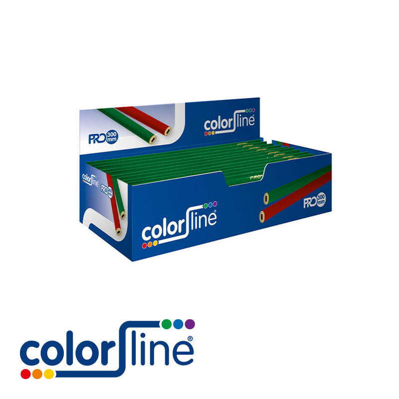 Crayon de maçon type 219 - vert laqué 30 cm - prix par 100 pièces
