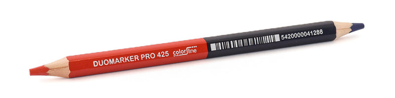 DUOMARKER PRO 425 - bleu/rouge 17,5 cm - par pc