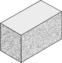 Kompantik rustique demi couverture 25x12,5x14 cm sandstein rot