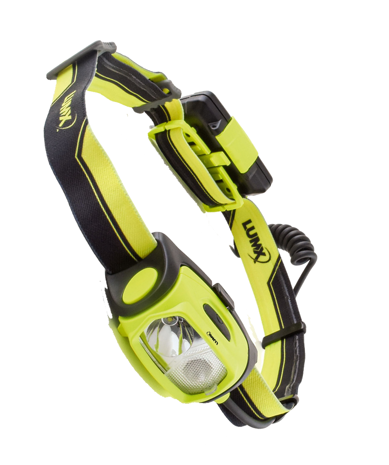 LED lampe frontale TCT-375B / 375lm / IP64 (incl 3 x AA Duracell)