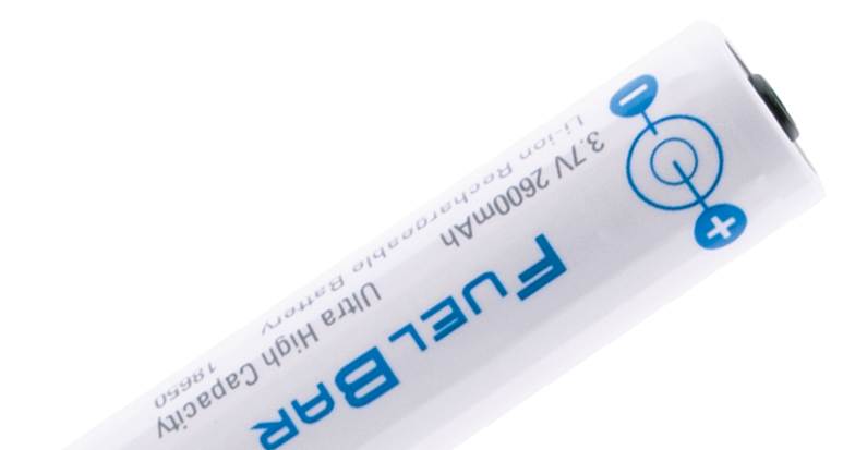 Batterie rechargeable rond , 3,7V 2600mAh Li-Ion pour LM 12590