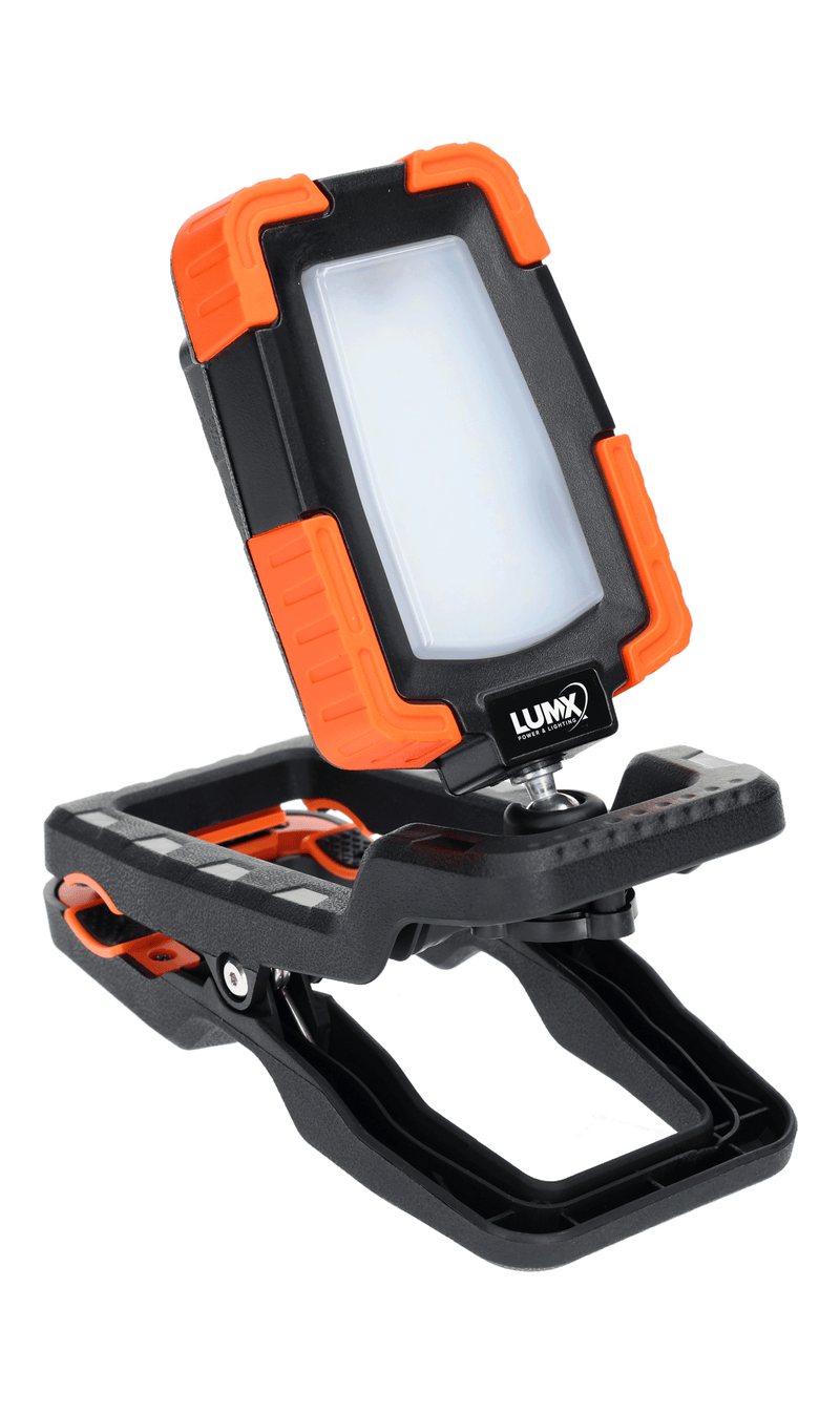 Lampe LED à pince 360° CL-20 - 20W - 1800 lumen - IP65, rechargeable